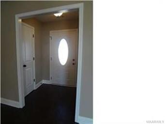 Entry foyer with coat closet