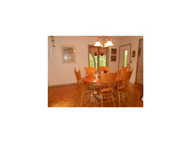 Kitchen. Large dining area and walkout to deck!