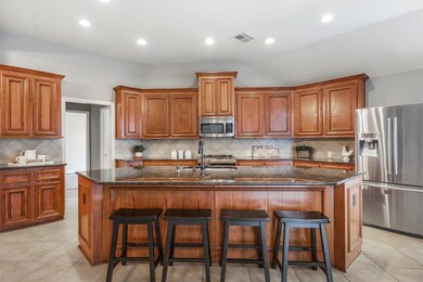 Look at the size of this kitchen!  Tons of cabinet space and counter space!  Refrigerator included!
