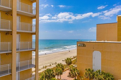 View of water feature featuring a beach view