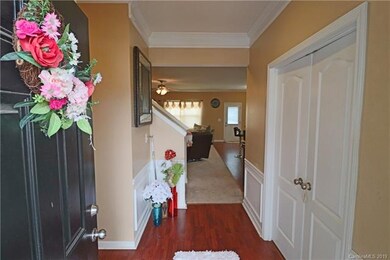 Views from the front door.  The foyer hall has Per
