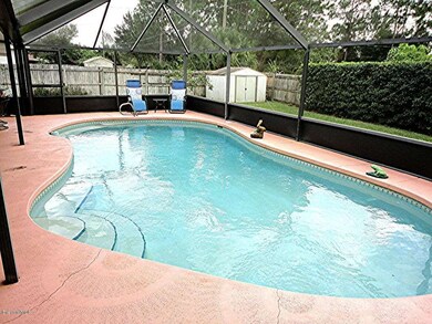 Beautiful screened pool.