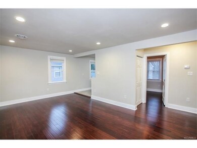 Brand new bamboo floors & white trim throughout