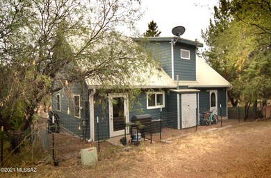 As seen from the back alley