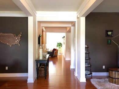 Open and inviting foyer gives way to easy flow of 