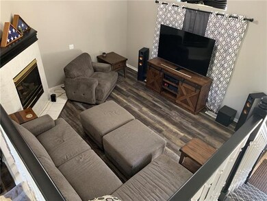 Living room, from upper level