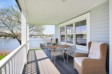 Front Porch overlooking the water