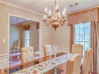 Dining Room can hold a large dining table for enjo