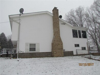 View of the north side of the house