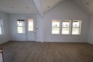 Great room and dining area - still under construction!