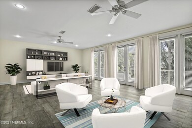 great room staged