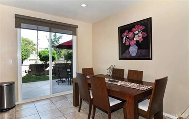 The dining area of the home is in another room jus