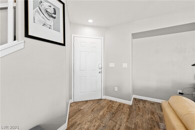 Hard laminate wood floors throughout the first flo