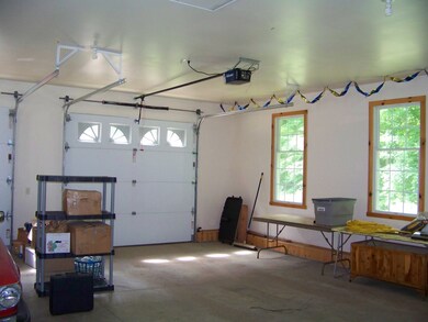 Inside garage