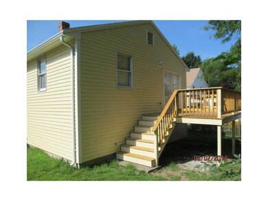 Patio/Deck. Back of House