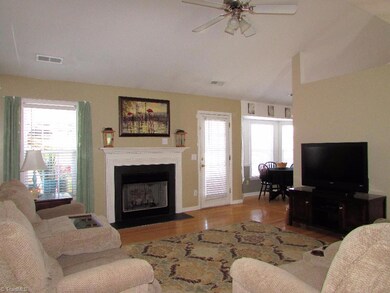 Spacious great room and gorgeous oak hardwoods throughout.  Vaulted ceiling gives an open, airy feel to this delightful home.