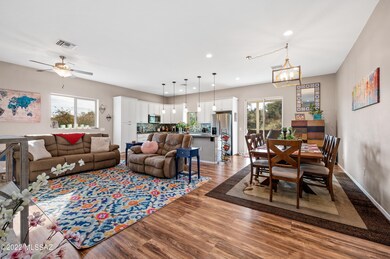 Bright and open dining area