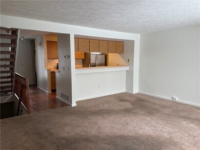 Kitchen/Foyer View from Living Room