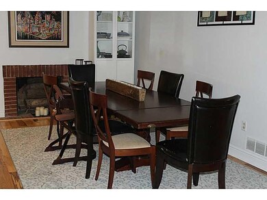 Dining Room. Two Wood burning fireplaces ~ Dining 
