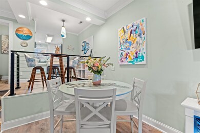 Dining room featuring hardwood / wood-style floori