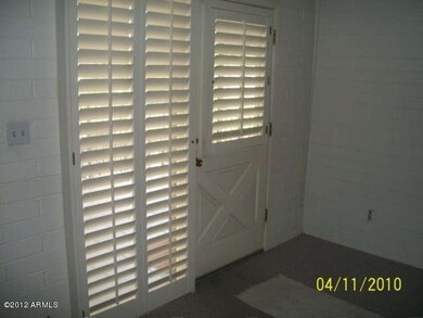 Shutters over doors to deck