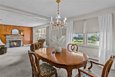 Dining room and living room