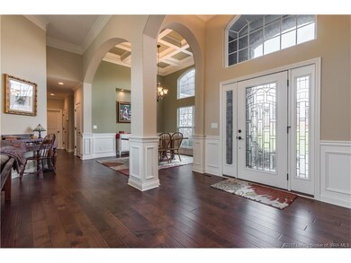 Large Foyer adorned with arches