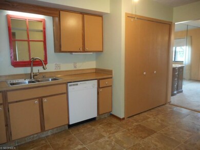 Another angle view of the kitchen opens up to the 