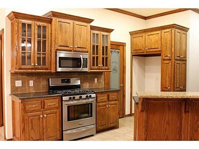 Kitchen. Kitchen has ample storage including large