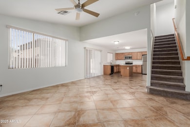 Family Room and Kitchen
