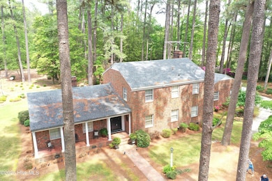 aerial of front of home