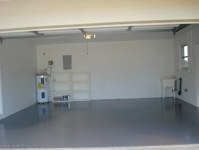 Freshly Painted Garage Floor