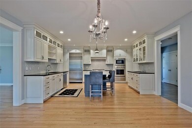 A view from the dining area of the...