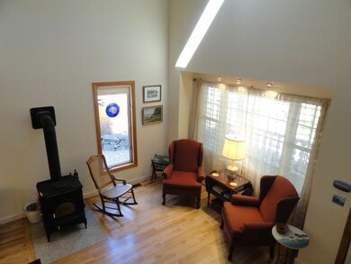Living room with Vermont Castings...