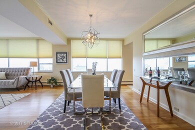Lovely dining space has room for buffets, china ca