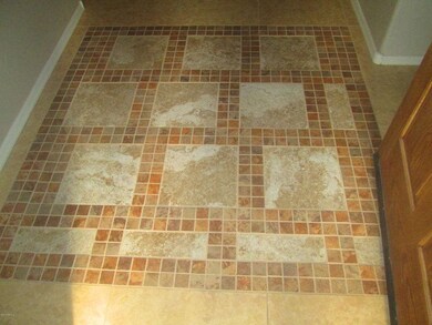 Entry tile work