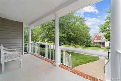 Inviting front porch