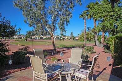 Outdoor Eating Area with Golf View