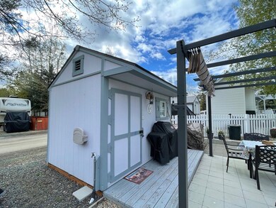 Includes a Storage Shed