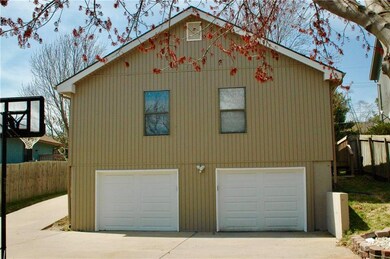 Rear entry two car garage!