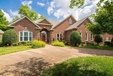 Enjoy the convenience of the roundabout driveway and the beautiful hilltop views from your front door!