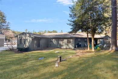 Plenty of back yard for outdoor entertainment.