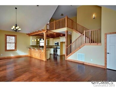 Wood accents throughout