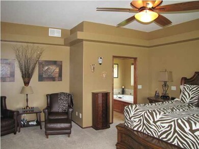 Sitting area in master suite
