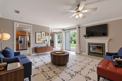 Virtually Staged Living Room