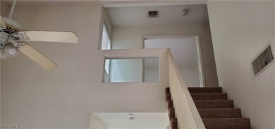 View of stairs and upstairs landing