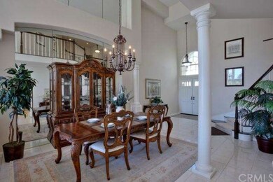 Dramatic Dining Room with plenty of space for larg
