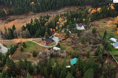 Aerial view looking West...