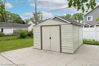 Shed offers great storage
