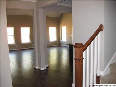 View into the great room from the foyer.